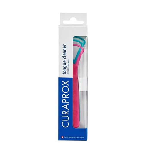 Curaprox Tongue Cleaner CTC 203 Duo Pack  2 copë - Rozë - Jeshile