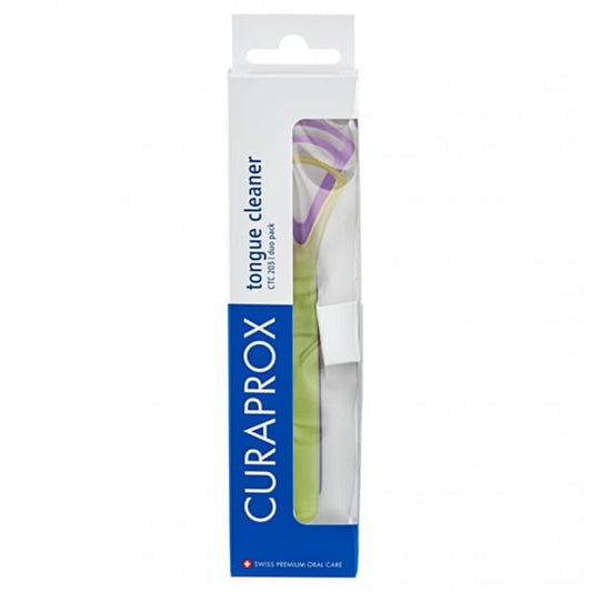 Curaprox Tongue Cleaner CTC 203 Duo Pack  copë - Vjollcë-Jeshile