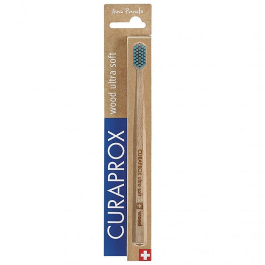 Curaprox Ama Pianeta Wood Ultra Soft  1 copë - blu
