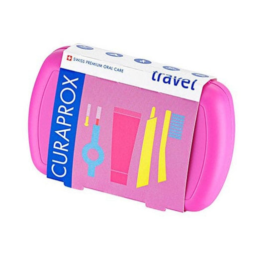Curaprox Travel Set with Toothpaste, 10ml, Toothbrush, Interdental Brush & Box  1 set - Sfidues