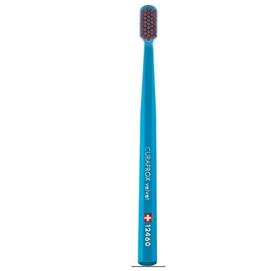 Curaprox Velvet 12460 Ultra Soft Toothbrush  1 copë - Blu-Fuksia