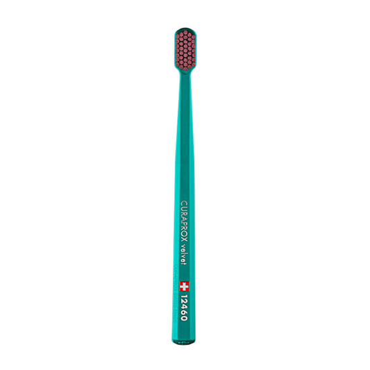 Curaprox Velvet 12460 Ultra Soft Toothbrush  1 copë - Pllakë e Gjelbër