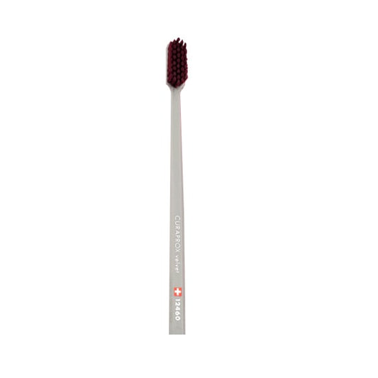 Curaprox Velvet 12460 Ultra Soft Toothbrush  1 copë - Pllakë gri