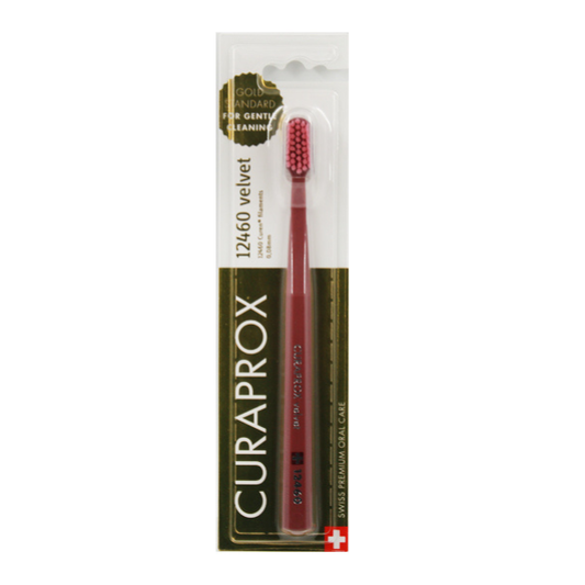 Curaprox Velvet 12460 Ultra Soft Toothbrush  1 copë - Mollë e kalbur - Rozë