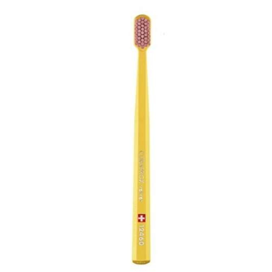 Curaprox Velvet 12460 Ultra Soft Toothbrush  1 copë - E verdhë-Rozë