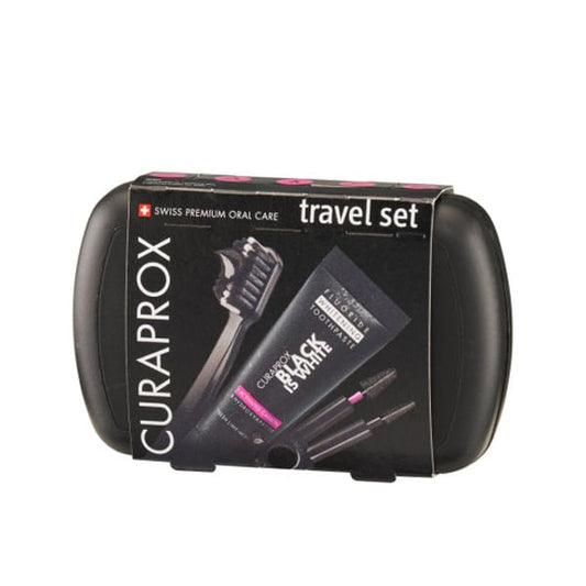 Curaprox Travel Set Black is White  1 set - E zezë-E bardhë