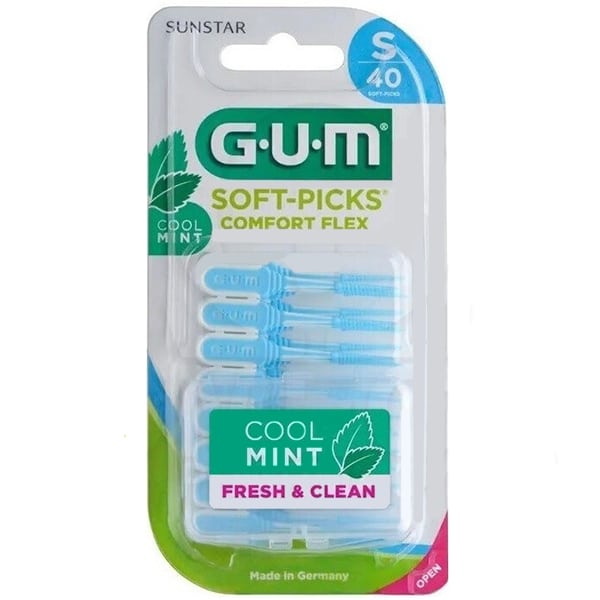 Gum 669 Soft Picks Comfort Flex Cool Mint Small  40 copë