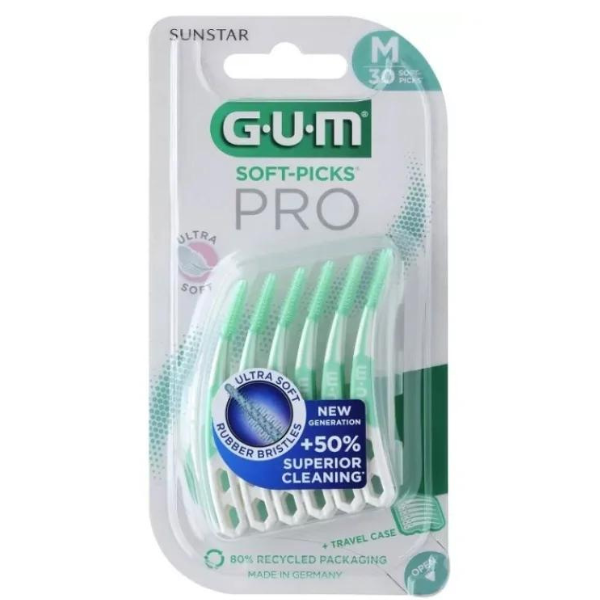 Gum Soft Picks Pro Interdental Cleaners Medium  30 copë