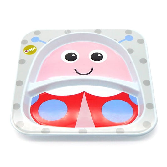 Oops 2-Section Plate Ladybug 6m+  1 copë