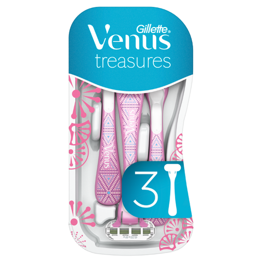 Gillette Venus Treasures Women's Disposable Razors  3 copë