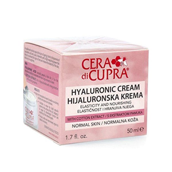 Cera Di Cupra Hyaluronic Cream with Cotton Extract for Normal Skin  50 ml