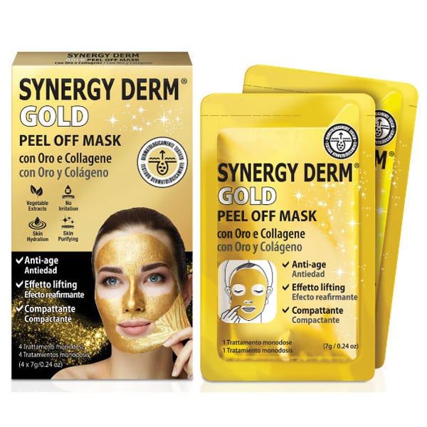 Fadopharm Synergy Derm Gold Peel Off Mask with Collagen & Gold  4 copë