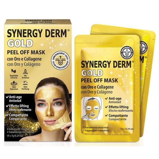 Fadopharm Synergy Derm Gold Peel Off Mask with Collagen & Gold  4 copë