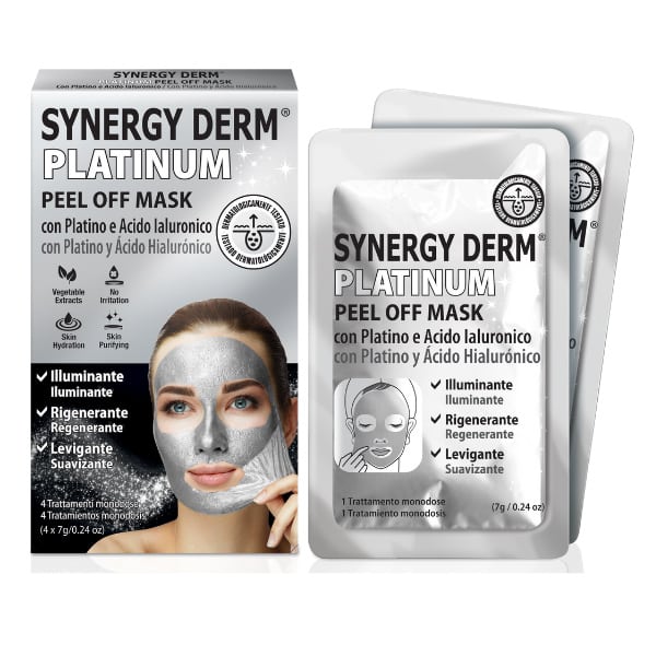 Fadopharm Synergy Derm Platinum Peel Off Mask with Platinum & Hyaluronic Acid  4 copë