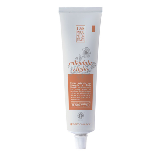 Specchiasol Calendula & Tiglio Cream  Krem me kalendulë organike dhe fara liri organike 100 ml