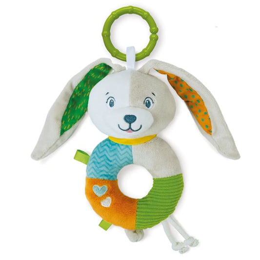 Clementoni For You Baby Toy Rattle Soft Bunny for 0m+  1 copë