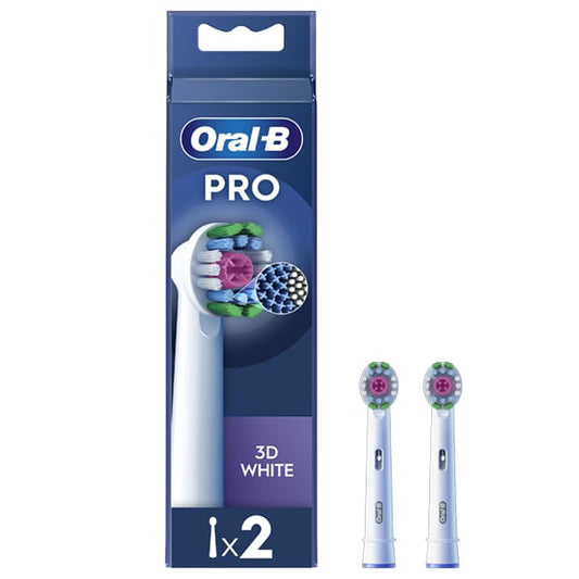 Oral-B Pro 3D White Electric Toothbrush Replacement Heads  2 copë