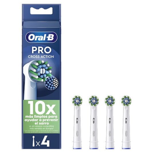 Oral-B Pro CrossAction Replacement Electric Toothbrush Heads  4 copë