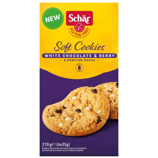 Schar Soft Cookies White Chocolate & Berry  210g