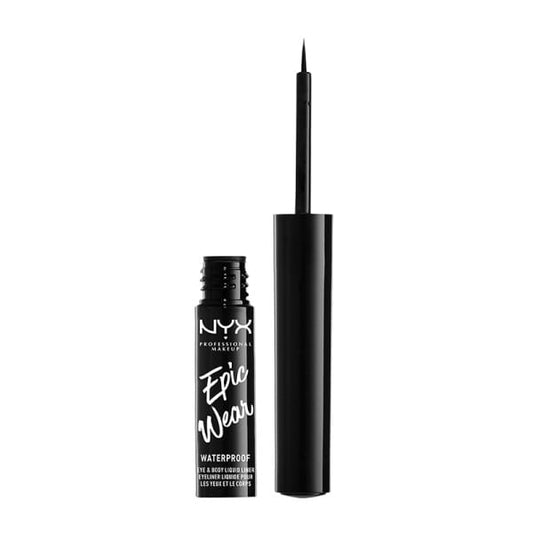 NYX PROFESSIONAL MAKE UP Epic Wear Waterproof Liquid Liner, 3  5ml - 01 E ZEZË