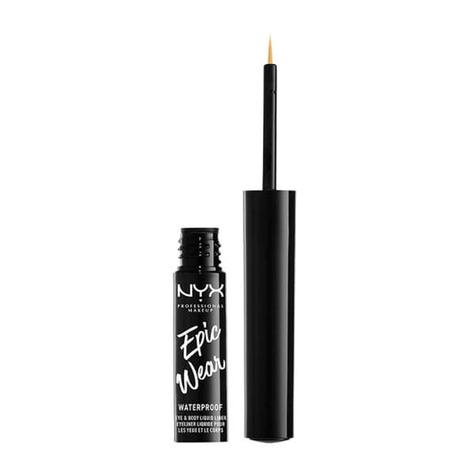 NYX PROFESSIONAL MAKE UP Epic Wear Waterproof Liquid Liner, 3  5ml - 08 E verdhë