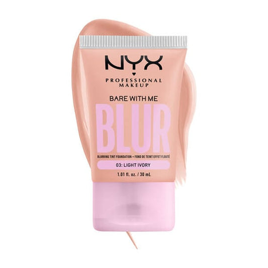 NYX PROFESSIONAL MAKE UP Bare With Me Blur TiNt FouNdatioN  30ml - 03 Ngjyrë Fildishi e Çelët