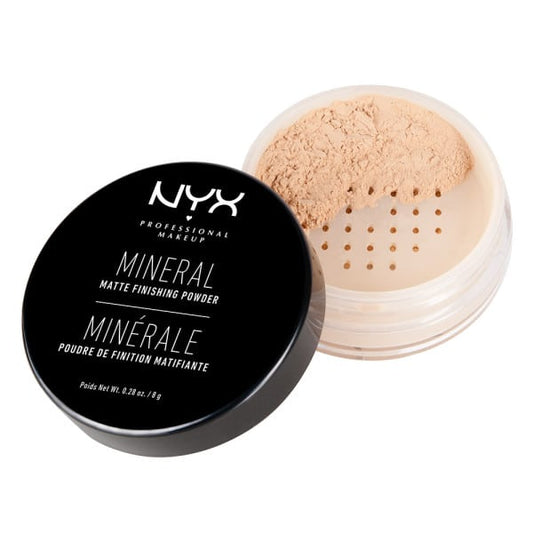 NYX PROFESSIONAL MAKE UP MiNeral Matte FiNishiNg Powder  8gr - 01 E lehtë/Mesatare
