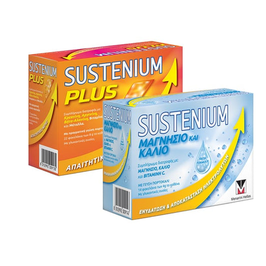 Sustenium Promo Pack with Sustenium Magnesium & Potassium, 14sachets & Sustenium Plus, 22sachets  1 set