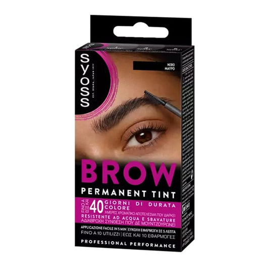 Syoss Brow Permament  Τint 1 copë - 002 E zezë