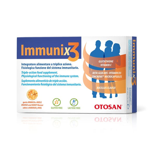 Otosan Immunix3 Orange Honey Flavor  40 tableta përtypëse