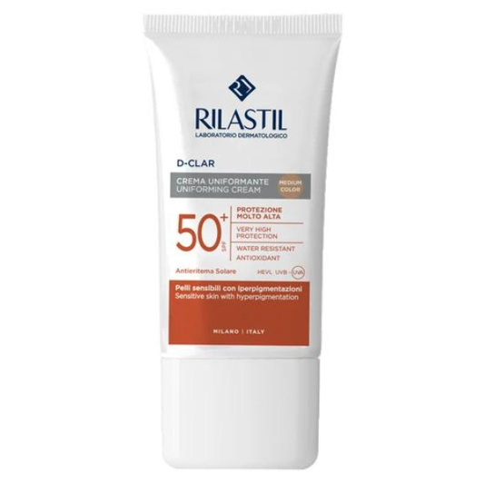 Rilastil D-Clar Uniforming Cream SPF50+ Medium Shade  40 ml