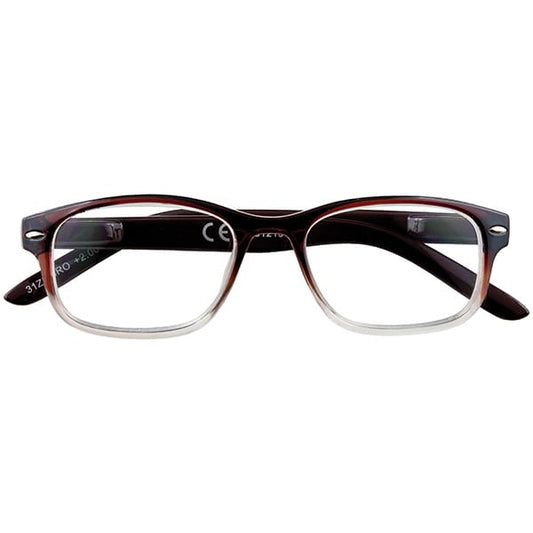 Zippo Eyewear Reading Glasses Brown-Black-Transparent (31Z-B1)  1 copë