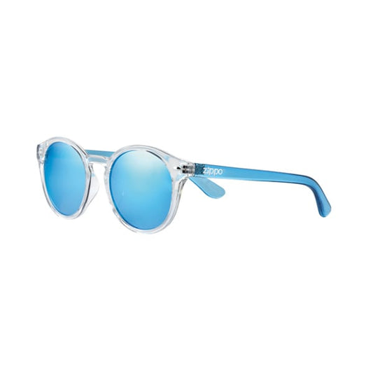 Zippo Eyewear Sunglasses Transparent Light Blue Mirror (OB137-03)  1 copë