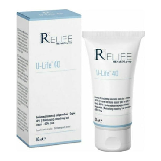 Relife U-Life 40  Krem hidratues për këmbët me ure 50 ml