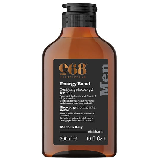 E68 Energy Boost Tonifying Shower Gel for Men  300 ml