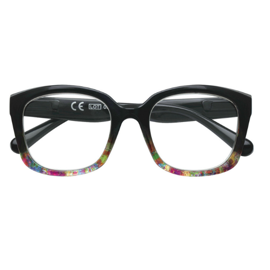 Zippo Eyewear Reading Glasses Black-Multicolor (31Z-B30-RLC)  1 copë
