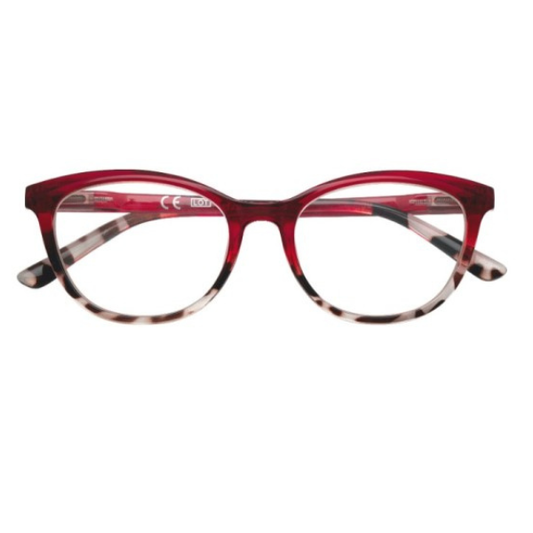 Zippo Eyewear Reading Glasses Red-Leopard (31Z-PR101)  1 copë