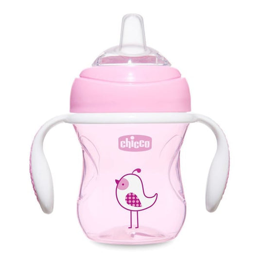 Chicco Silicone Spout Transition Cup 4m+  200ml - Zog Rozë