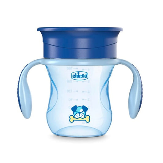 Chicco Perfect Cup 12m+ Cup Converts to Regular Cup  200ml - Qen Blu