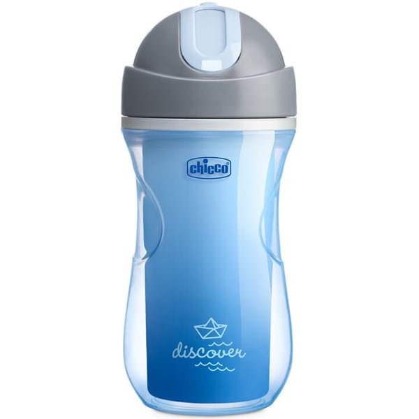 Chicco Sport Cup Insulated Bottle Army Blue 14m+  266 ml