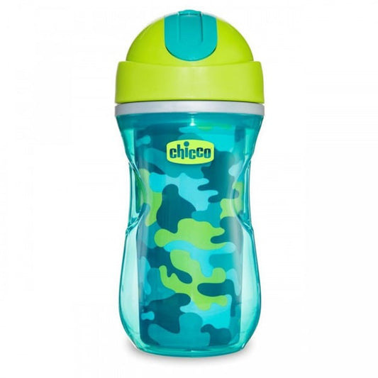 Chicco Sport Cup with Silicone Straw 14m+  266ml - Jeshile Ushtarake