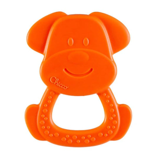 Chicco Eco+ Teething Ring Dog 3-18m  1 copë - Portokalli