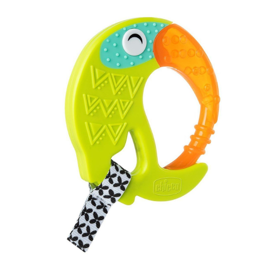 Chicco Fresh Refreshing Teether  Τucan 6m+ 1 copë - E verdhë