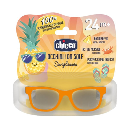 Chicco Occhiali Da Sole Sunglasses Transparent Boy 2023,  Portokalli 24m+