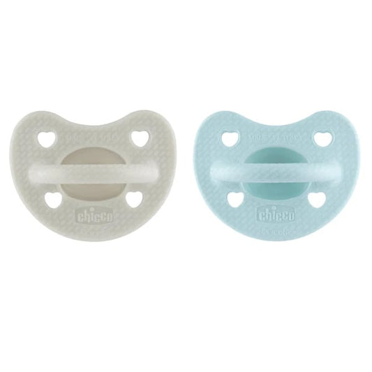 Chicco PhysioForma Luxe Silicone Soother 6-16m  2 copë - Blu-Gri