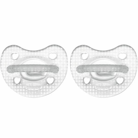 Chicco Physioforma Soft Crystal Silicone Pacifier 2-6m  2 copë - Transparente