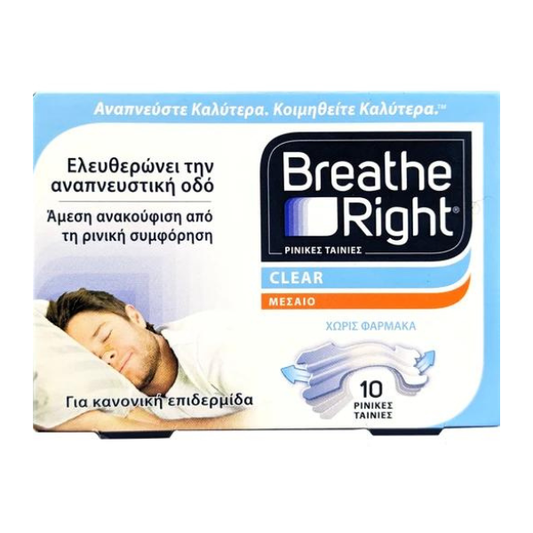 Breathe Right Clear Medium  10 copë