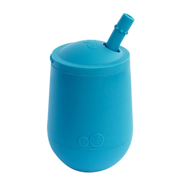 Ezpz Trainer Mini Cup with Straw  1 copë - BLU