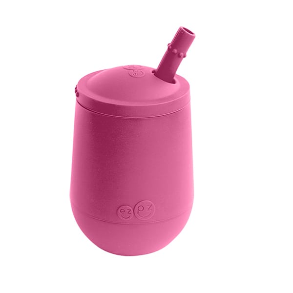 Ezpz Trainer Mini Cup with Straw  1 copë - ROZË