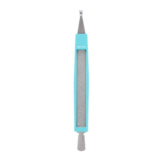 Beter Cuticle Cutter with Cuticle Pusher & File (24.018)  1 copë - Blu e çelët